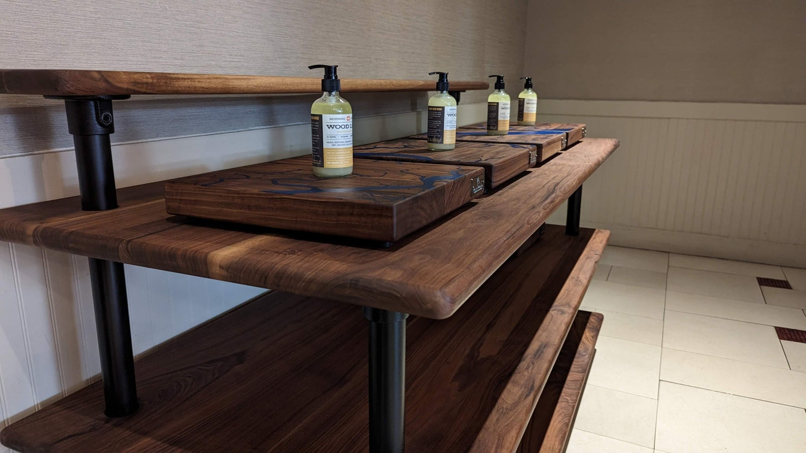 WALNUT BUFFET TABLE - MorningWood Company