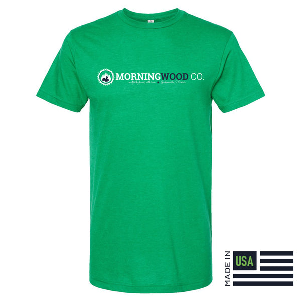 MORNINGWOOD CO. HORIZONTAL GREEN & BLUE LOGO