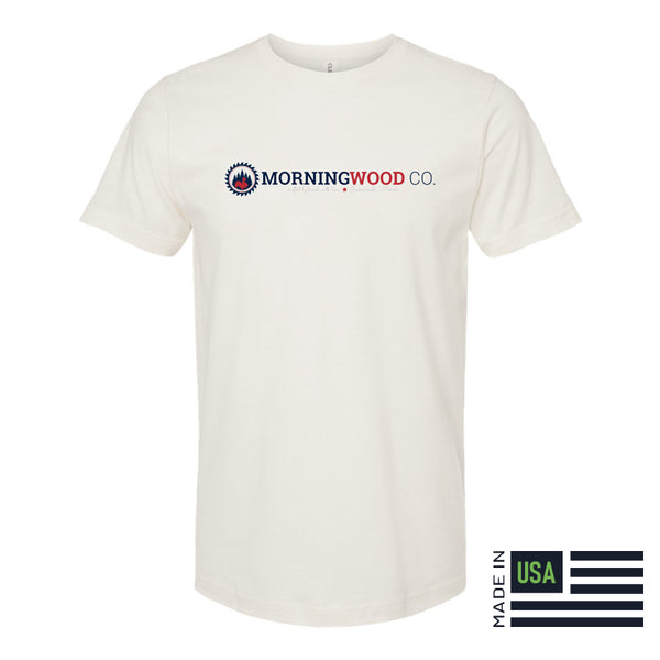 MORNINGWOOD CO. HORIZONTAL RED, WHITE & BLUE LOGO