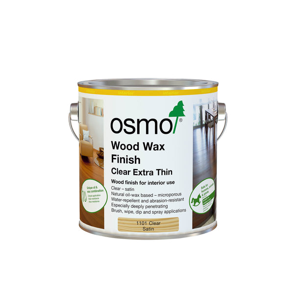 OSMO WOOD WAX FINISH CLEAR EXTRA THIN