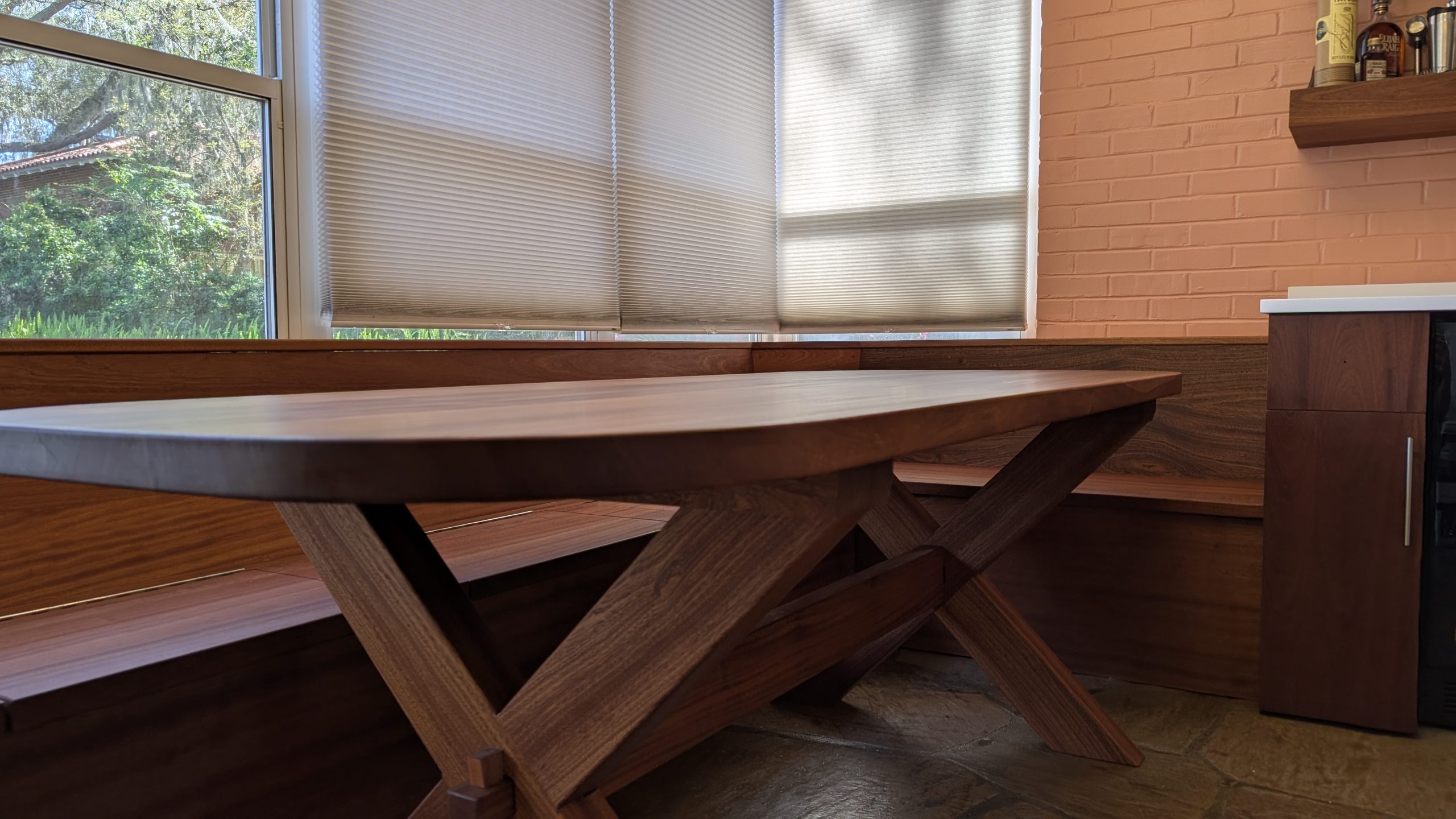 Mahogany Dining Table - MorningWood Co - Jacksonville Custom Table Maker